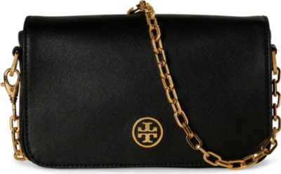 TORY BURCH Robinson Saffiano mini bag (Black
