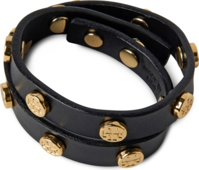 TORY BURCH Leather wrap bracelet