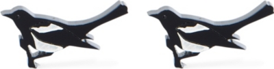 TATTY DEVINE Magpie stud earrings (Silver
