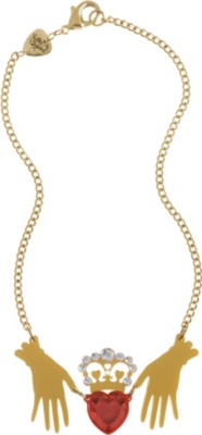 TATTY DEVINE Claddagh large ring necklace