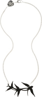 TATTY DEVINE Swallow small necklace (Black
