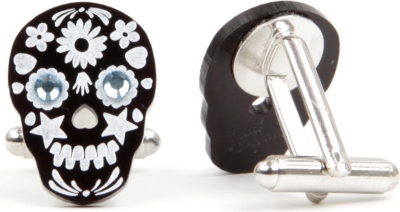 TATTY DEVINE Sugar skull cufflinks