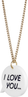 TATTY DEVINE I Love You necklace