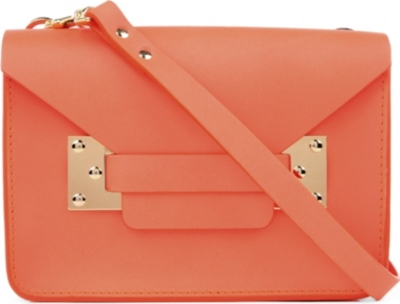 SOPHIE HULME Plate matt leather satchel