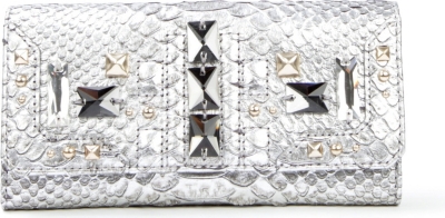 JUICY COUTURE Deco Leather Perry Continental Clutch