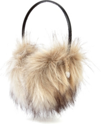 JUICY COUTURE Fur earmuff headphone