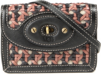 UGG Brooklyn woven shoulder bag