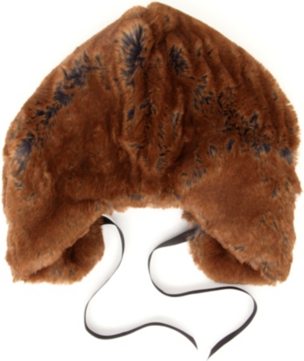 BLANCHE IN THE BRAMBLES Astro faux-fur hood
