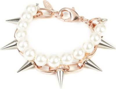 JOOMI LIM Pearl spike bracelet