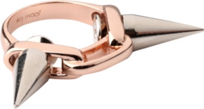 JOOMI LIM Luxe spike ring in rose gold