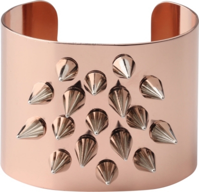 JOOMI LIM Luxe spike medium cuff in rose gold