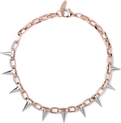 JOOMI LIM Luxe spike choker in rose gold