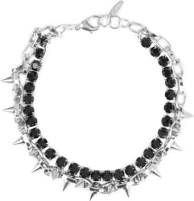 JOOMI LIM Crystal spike necklace