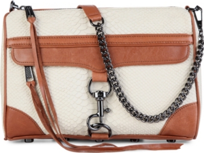 REBECCA MINKOFF MAC leather clutch