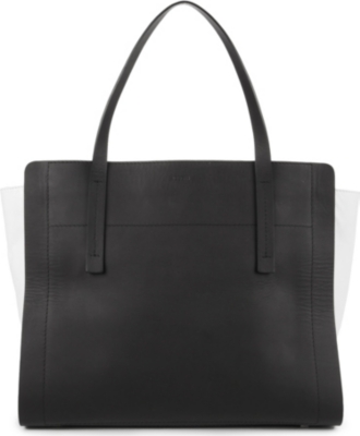 JOSEPH Two-toned leather tote
