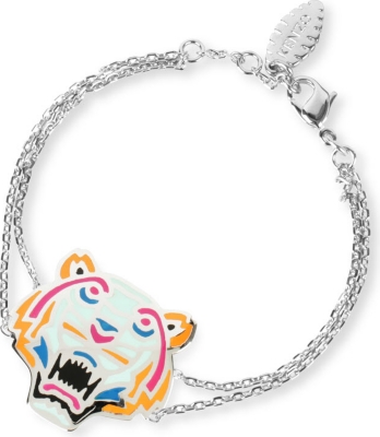 KENZO Tiger enamel charm bracelet