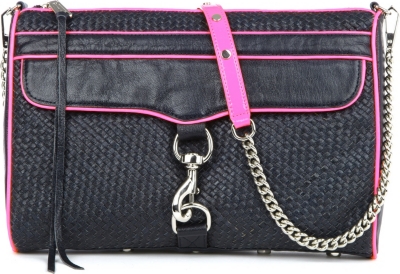 REBECCA MINKOFF MAC Daddy woven clutch