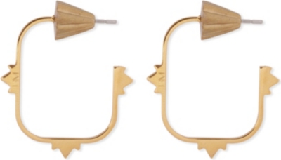 REBECCA MINKOFF All Metal hoop earrings