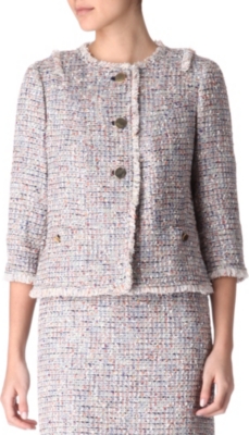 TORY BURCH Cropped bouclé jacket
