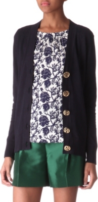 TORY BURCH Simone cotton cardigan