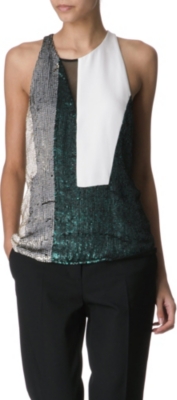 3.1 PHILLIP LIM Sequined cocktail top