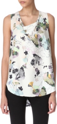 3.1 PHILLIP LIM Silk floral top