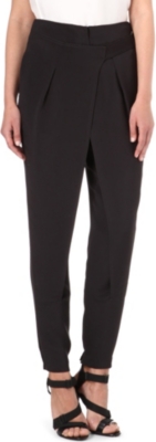 3.1 PHILLIP LIM Cross-over silk-crepe trousers