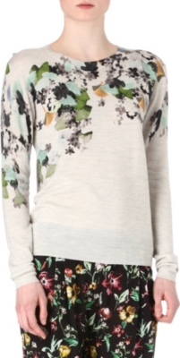 3.1 PHILLIP LIM Floral print knitted jumper