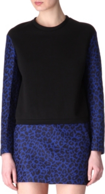 3.1 PHILLIP LIM Jacquard-sleeves sweatshirt