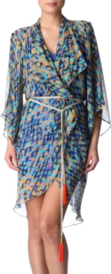 SALONI Laure tie-waist dress