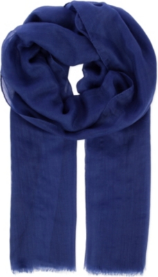 AGNONA Fine-knit cashmere scarf