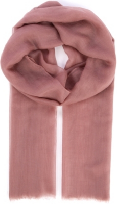 AGNONA Fine-knit cashmere scarf