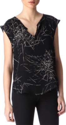 KELLY WEARSTLER Arctic silk top