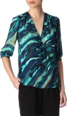 KELLY WEARSTLER Dragon-print blouse