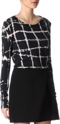 KELLY WEARSTLER Jumanji printed top