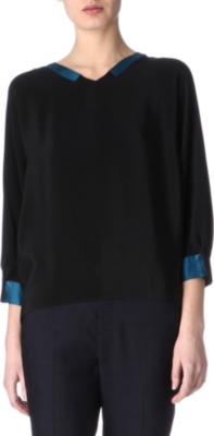 MAIYET Pleated-sleeves top