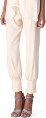 ALASDAIR Stretch-silk trousers