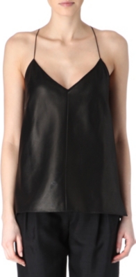 HOLMES & YANG Perforated leather top