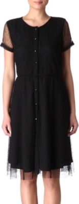 HOLMES & YANG Dotted mesh dress