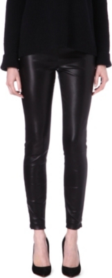 THE ROW Notterly leather trousers