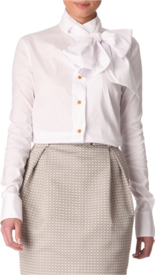 VIVIENNE WESTWOOD Bow-neck shirt