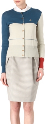 VIVIENNE WESTWOOD Colour block cardigan