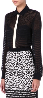 PREEN Jett contrast-panel shirt