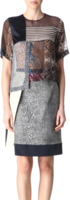 PREEN Quarter silk t-shirt
