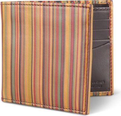 PAUL SMITH ACCESSORIES Vintage striped billfold wallet