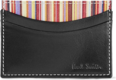 PAUL SMITH ACCESSORIES Interior multi-striped card case