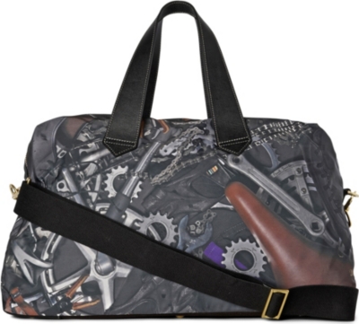 PAUL SMITH ACCESSORIES Cycle Components canvas holdall (Black