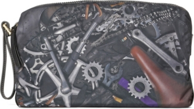 PAUL SMITH ACCESSORIES Cycle Components wash bag (Black