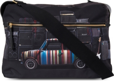PAUL SMITH ACCESSORIES Mini with Speakers flight bag (Black
