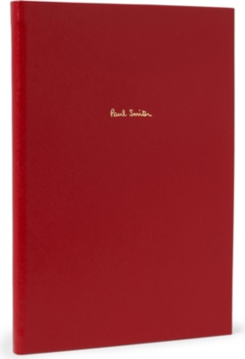 PAUL SMITH ACCESSORIES Saffiano leather notebook (Red